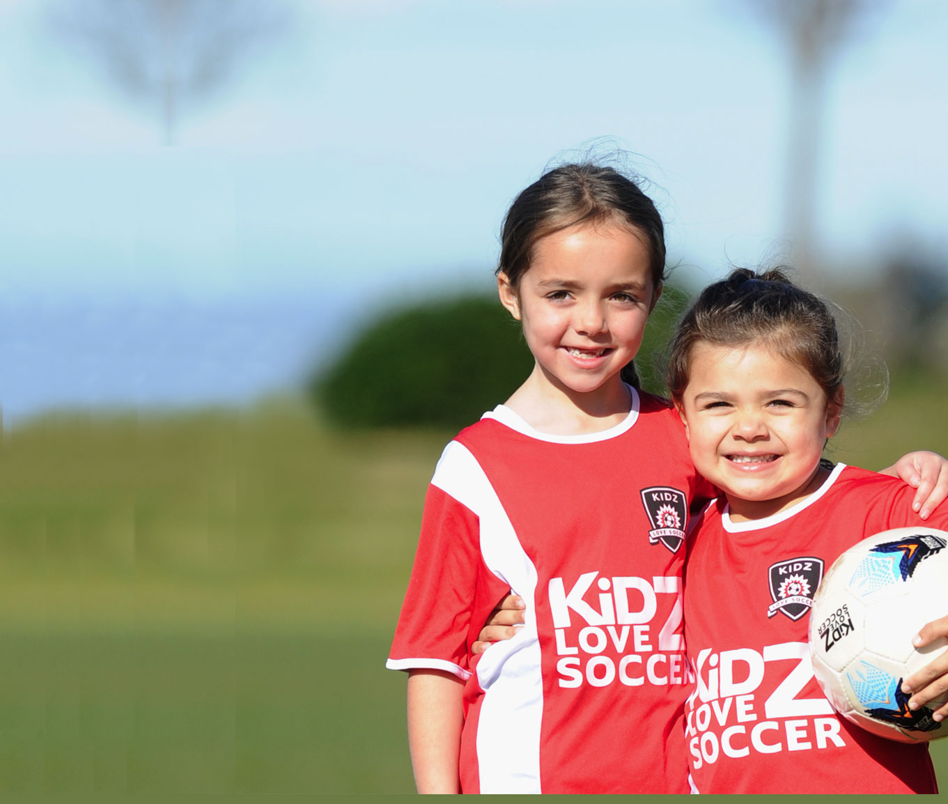 playing soccer image