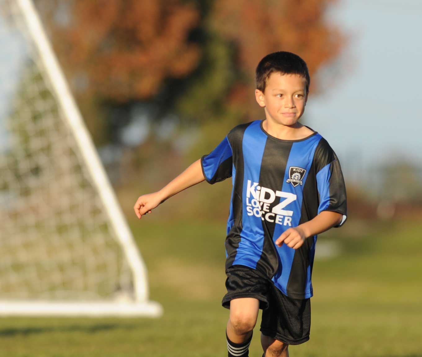 playing soccer image